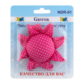 "Gamma" Подушечка для игл на руку NDR-01 9 см в блистере цветок "Атекс" г. Пермь